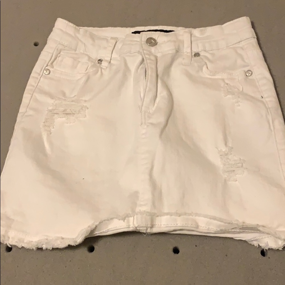 White skirt